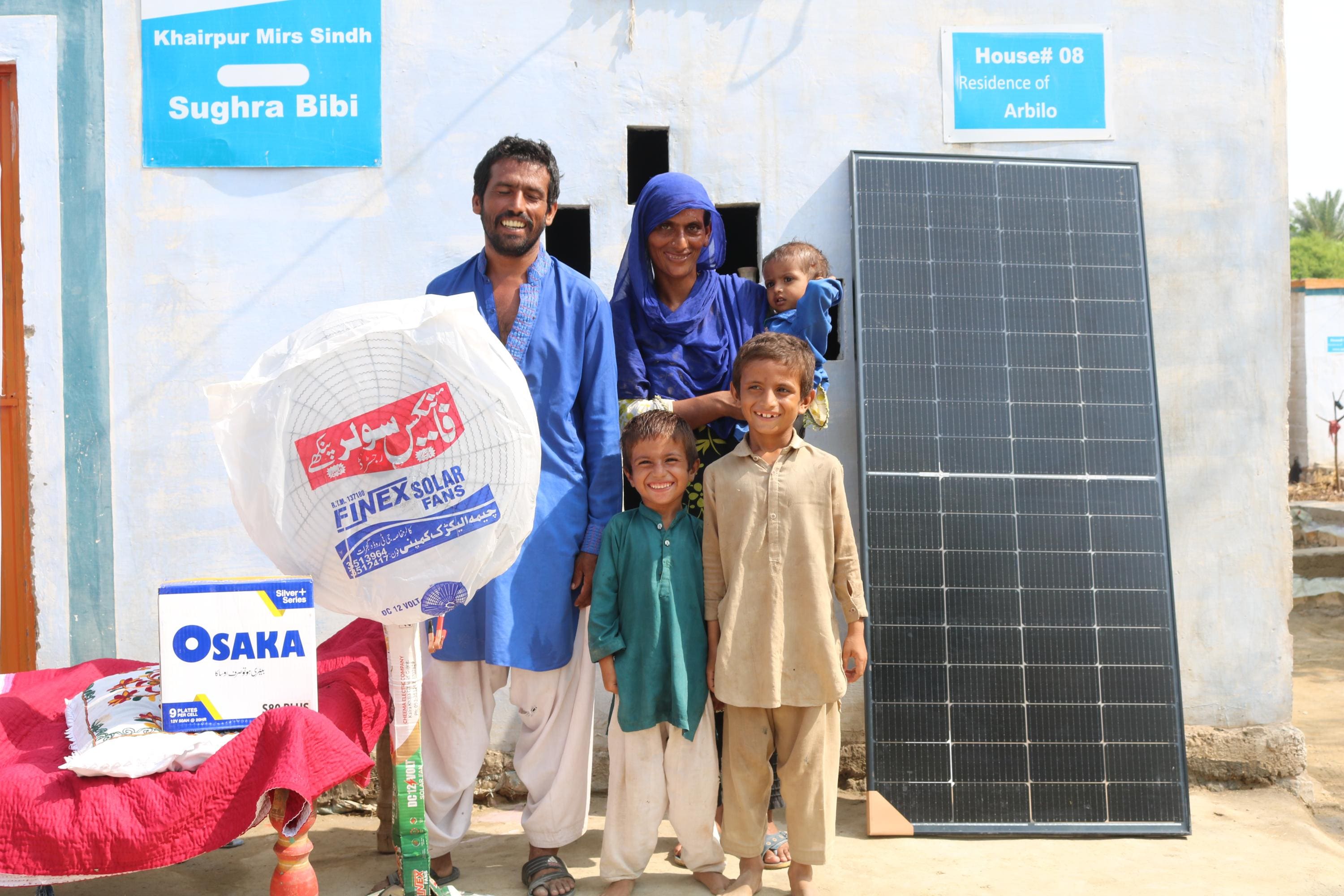 Donate Solar Fans for Families in Pakistan 1 vulnerable families are struggling through extreme heat